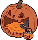 Pet beds and homes, a sticker from the Halloween Night world