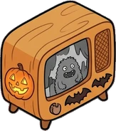Gadgets and devices, a sticker from the Halloween Night world