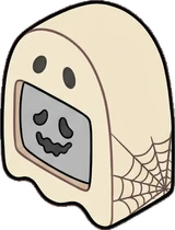 Gadgets and devices, a sticker from the Halloween Night world