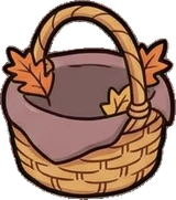 Baskets and floor things, a sticker from the Halloween Night world