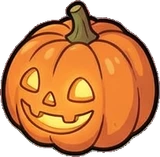 Baskets and floor things, a sticker from the Halloween Night world