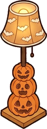 Floor lamps, a sticker from the Halloween Night world