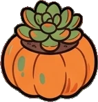Small plants, a sticker from the Halloween Night world