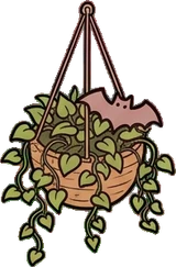 Small plants, a sticker from the Halloween Night world