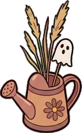 Small plants, a sticker from the Halloween Night world
