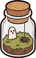 Small plants, a sticker from the Halloween Night world