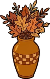 Small plants, a sticker from the Halloween Night world