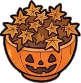 Small plants, a sticker from the Halloween Night world