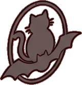 Garlands and hanging things, a sticker from the Halloween Night world