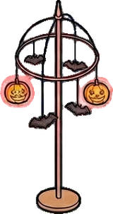 Big floor pieces, a sticker from the Halloween Night world