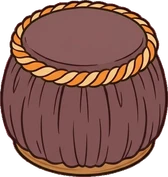 Poufs and ottomans, a sticker from the Halloween Night world