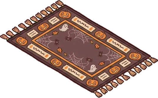 Rugs, a sticker from the Halloween Night world