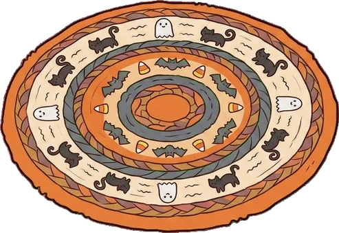 Rugs, a sticker from the Halloween Night world