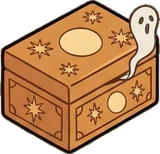 Shelf things, a sticker from the Halloween Night world