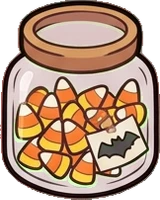 Shelf things, a sticker from the Halloween Night world