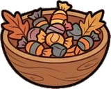 Shelf things, a sticker from the Halloween Night world