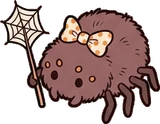 Cats and small animals, a sticker from the Halloween Night world