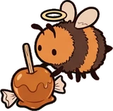 Cats and small animals, a sticker from the Halloween Night world