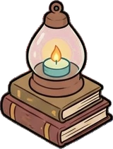 Candles and small lights, a sticker from the Halloween Night world