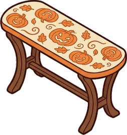 Tables for two, a sticker from the Halloween Night world