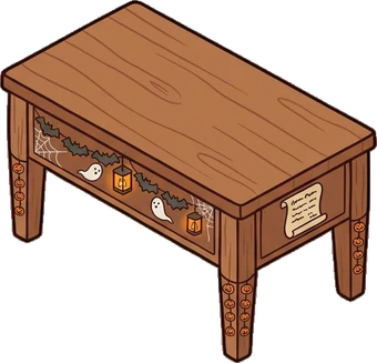 Tables, a sticker from the Halloween Night world
