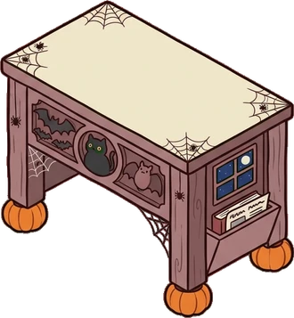 Tables, a sticker from the Halloween Night world
