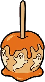 Food and drinks, a sticker from the Halloween Night world