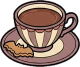 Food and drinks, a sticker from the Halloween Night world