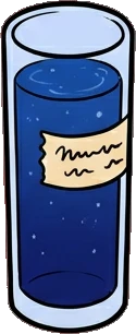 Food and drinks, a sticker from the Halloween Night world