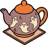 Food and drinks, a sticker from the Halloween Night world