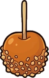 Food and drinks, a sticker from the Halloween Night world