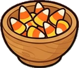 Food and drinks, a sticker from the Halloween Night world
