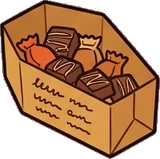 Food and drinks, a sticker from the Halloween Night world