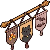 Wall art and frames, a sticker from the Halloween Night world