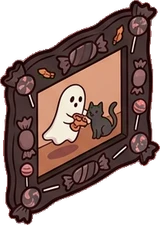 Wall art and frames, a sticker from the Halloween Night world