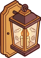 Wall lights, a sticker from the Halloween Night world