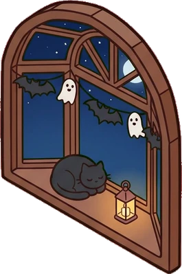 Windows, a sticker from the Halloween Night world