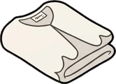 Bags, hats and shoes, a sticker from the Halloween Night world