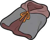 Bags, hats and shoes, a sticker from the Halloween Night world