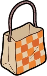 Bags, hats and shoes, a sticker from the Halloween Night world
