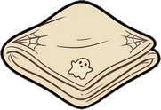 Bags, hats and shoes, a sticker from the Halloween Night world