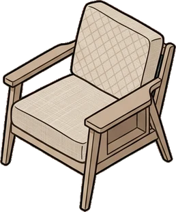 Armchairs, a sticker from the Hotel Suite world