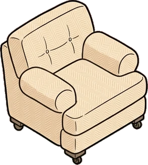 Armchairs, a sticker from the Hotel Suite world