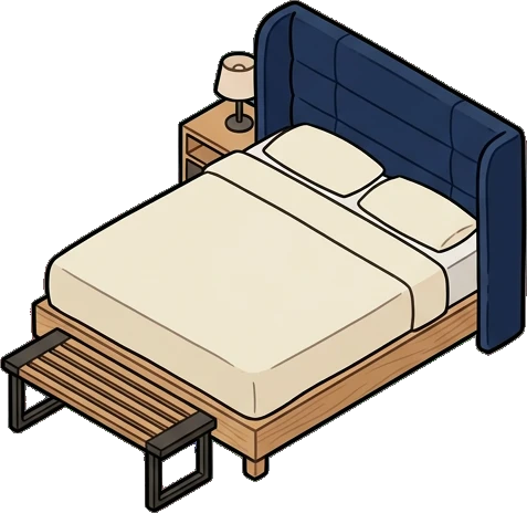 Beds, a sticker from the Hotel Suite world