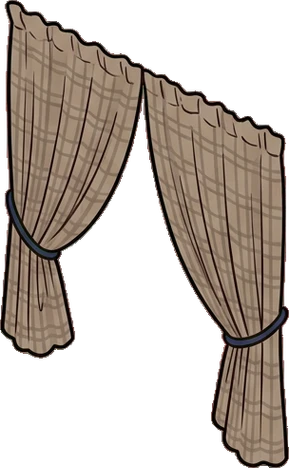 Curtains, a sticker from the Hotel Suite world