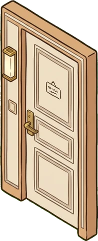 Doors, a sticker from the Hotel Suite world