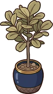 Floor plants, a sticker from the Hotel Suite world