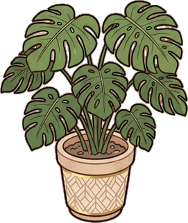 Floor plants, a sticker from the Hotel Suite world