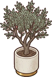 Floor plants, a sticker from the Hotel Suite world