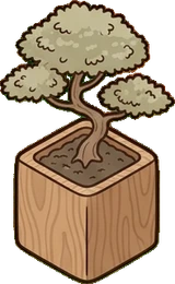 Small plants, a sticker from the Hotel Suite world